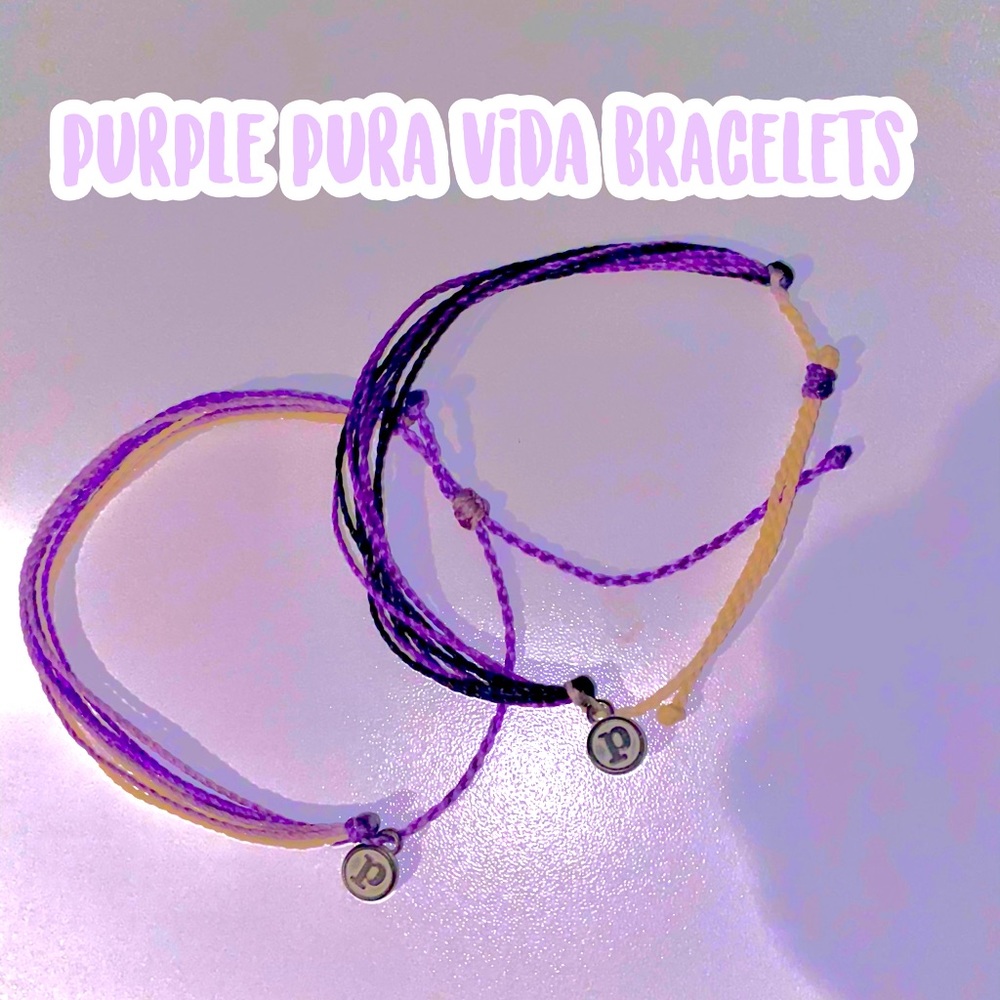 PURPLE PURA VIDA BRACELETS 🤍